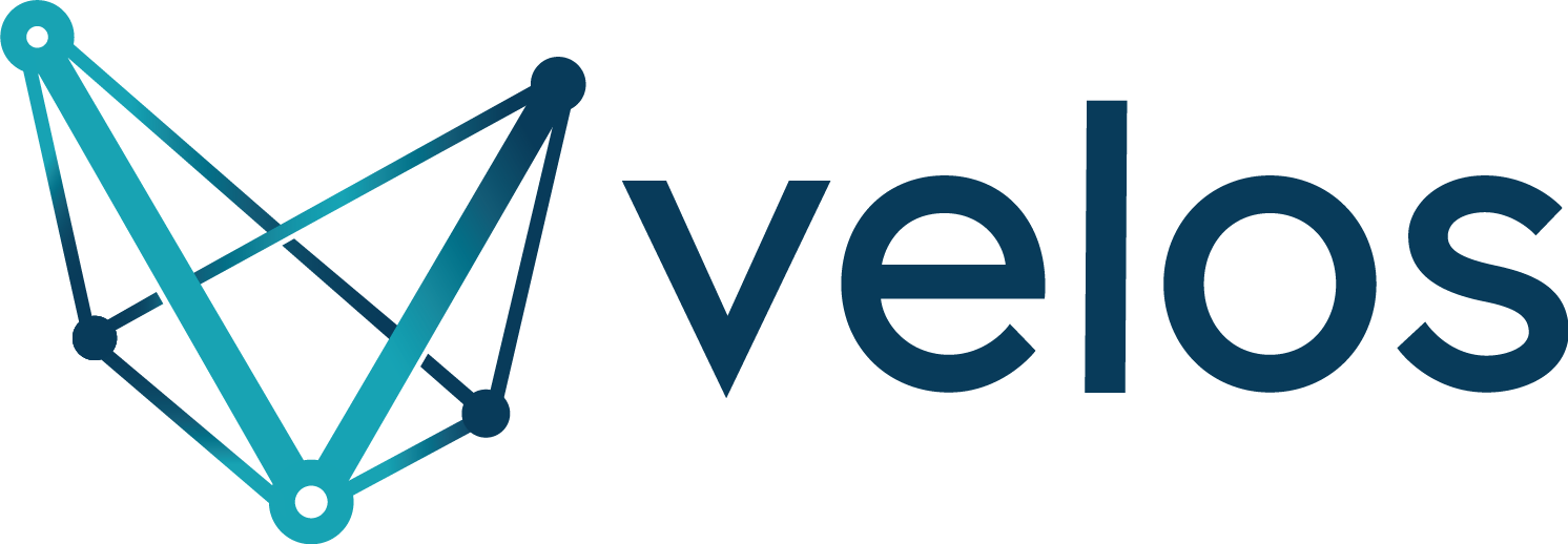Velos IoT white logo